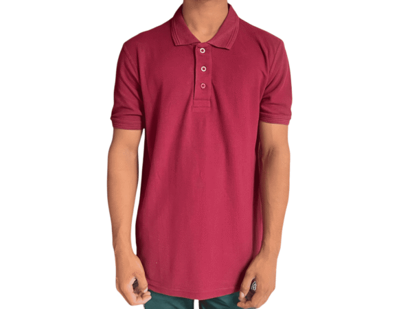 Polo Collar 100% Cotton 220 GSM T-shirt