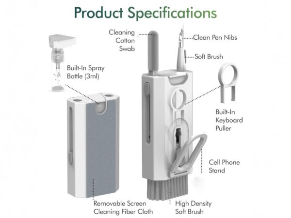 Portable 8-in-1 Tech Products Cleaner - Image 2