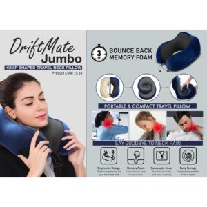 DriftMate Jumbo Travel Neck Pillow