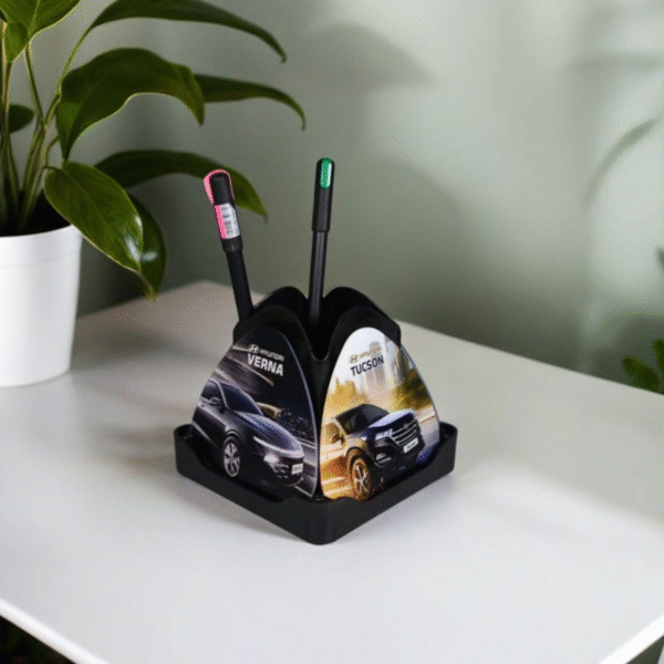 Rotating Coaster Pen Stand