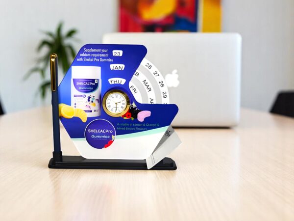 Table Top Ring Calendar Desk Organiser