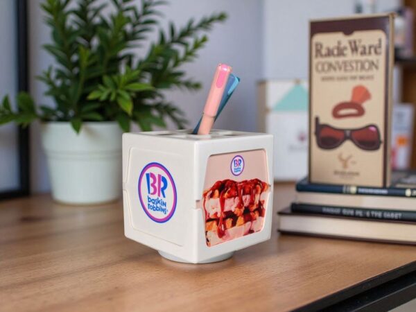Rotating Pen Stand 4 Side Branding