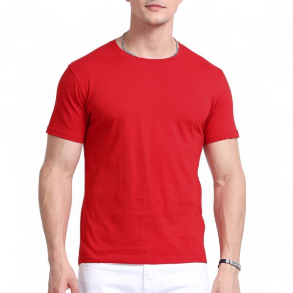 Premium Round Neck T-shirt Red